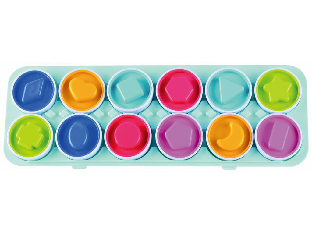 Eier mit nestbaren Formen