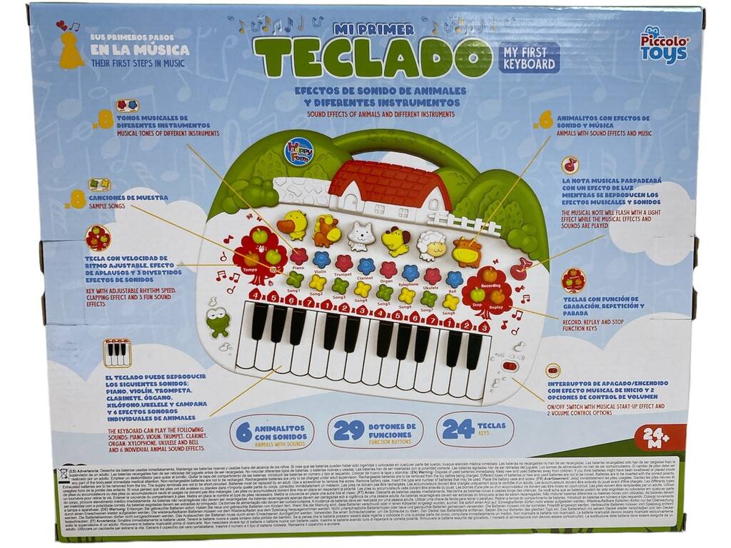 Mon Premier Piano avec Sons d'Animaux et Instruments