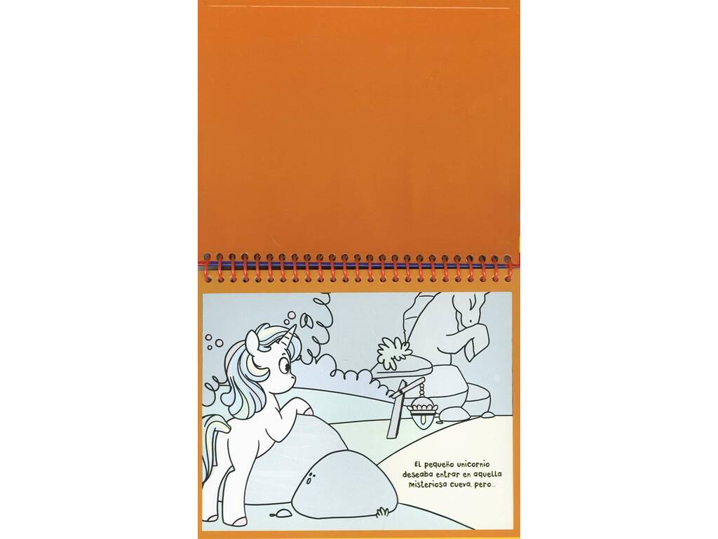 Libro Scopro i colori Unicorni con pennarello ad acqua