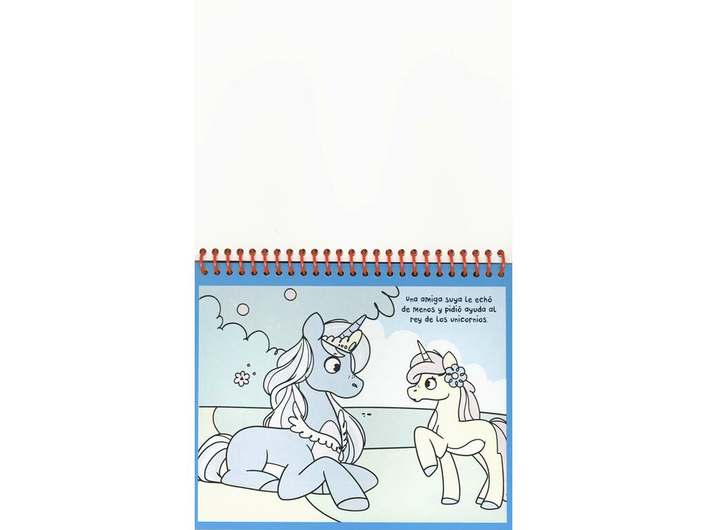 Libro Scopro i colori Unicorni con pennarello ad acqua