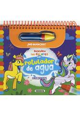 Je découvre les couleurs de la licorne Livre avec stylo marqueur à eau