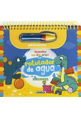 Entdecke die Farben – Dinosaurier mit Wasserstift