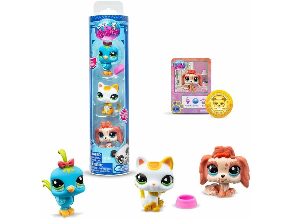 Littlest Pet Shop Pack 3 Mascottes Bandai BF00551
