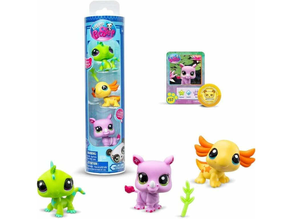 Littlest Pet Shop Pack 3 Mascotte Bandai BF00557
