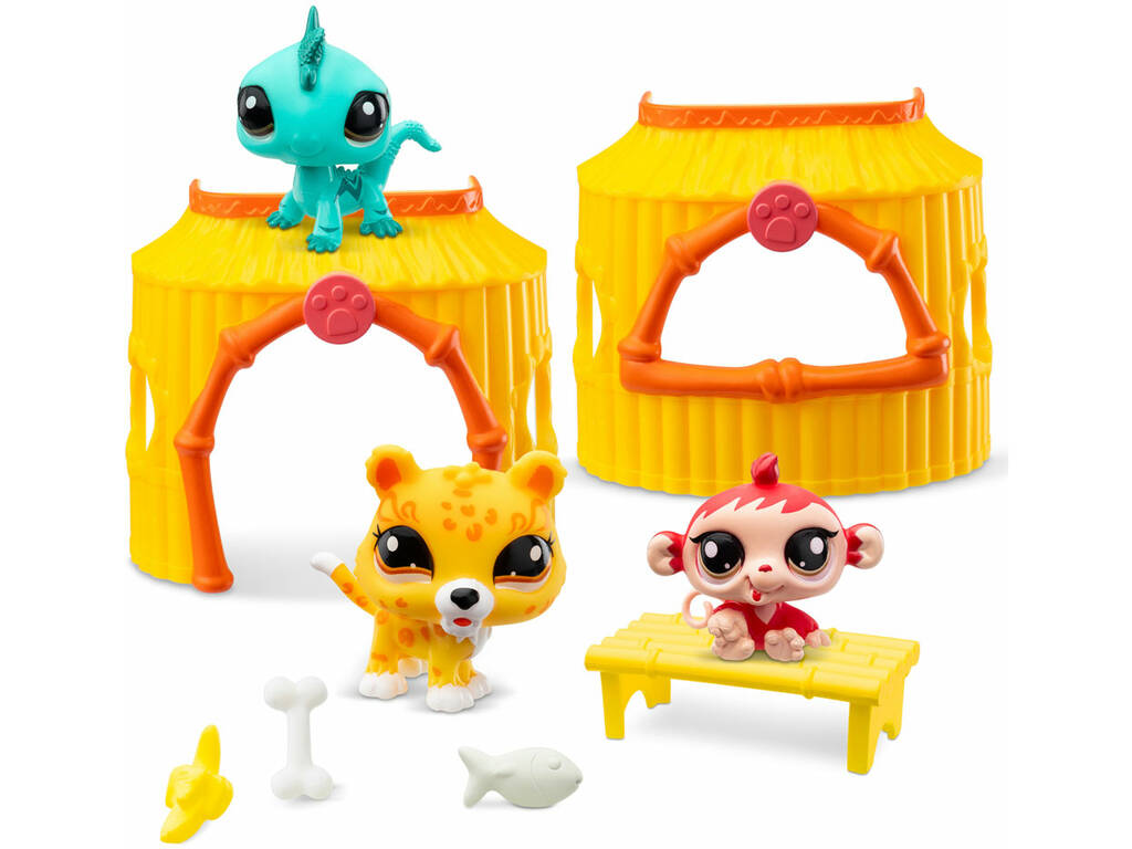 Littlest Pet Shop Tiki Jungle Set Bandai BF00515
