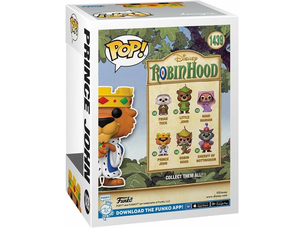 Funko Pop Disney Robin Hood Prince John Funko 75913