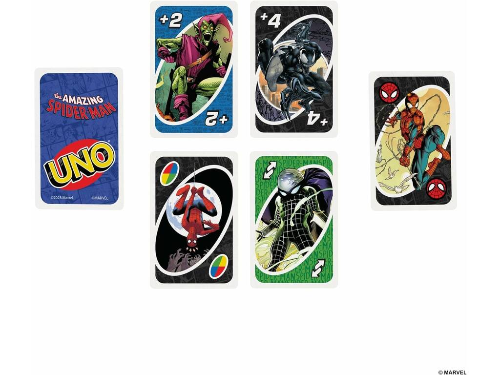 Uno Spiderman Mattel HXY08