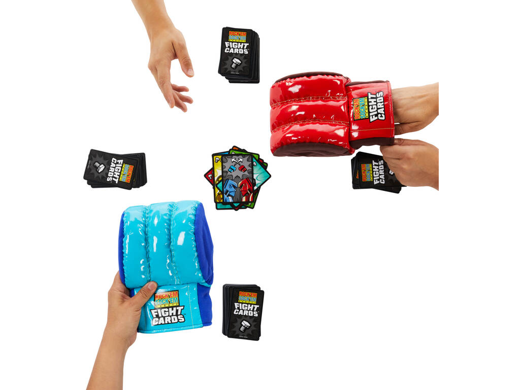 Rock'em Sock'em Robots Cartas de Lucha Mattel HTW64