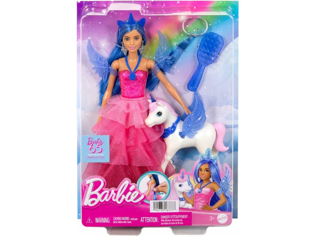 Barbie Un tocco di magia Hadacorn Zaffiro di Mattel HRR16