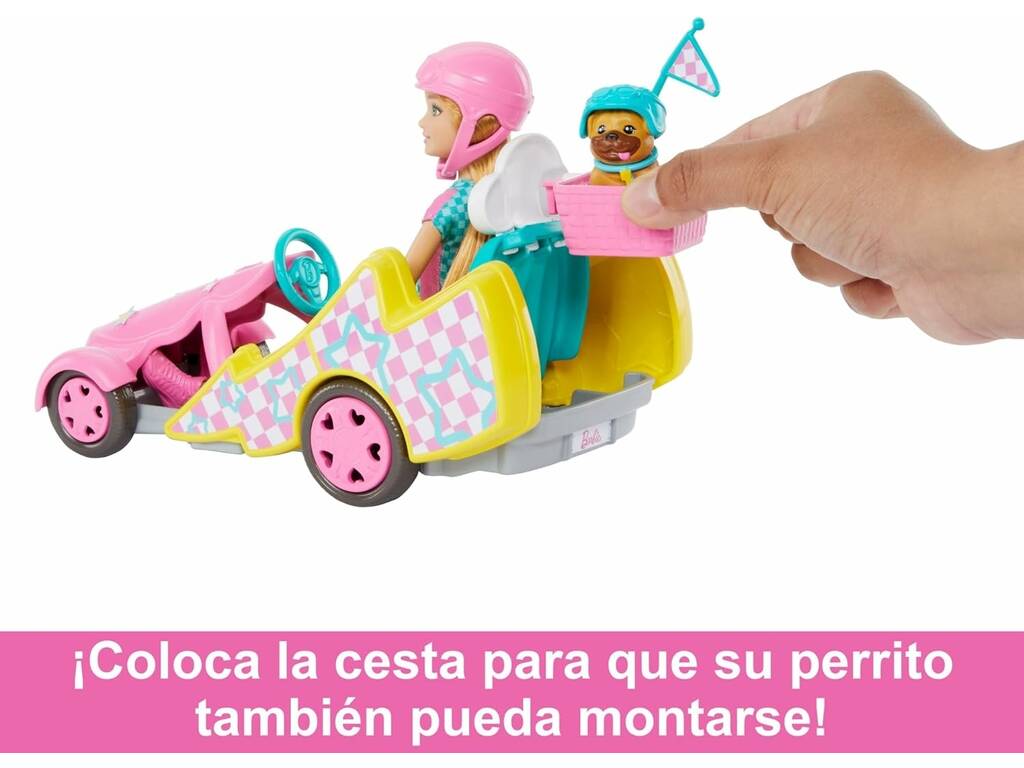 Barbie Stacie Alla Riscossa Bambola con Kart di Mattel HRM08