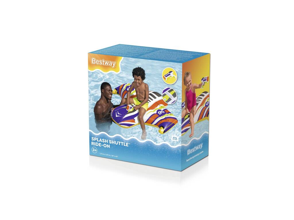 Aufblasbares Schiff Splash Shuttle von 117x107 cm. mit Bestway Pistole 41503