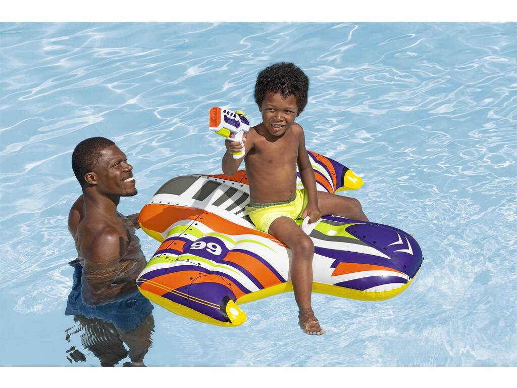 Aufblasbares Schiff Splash Shuttle von 117x107 cm. mit Bestway Pistole 41503