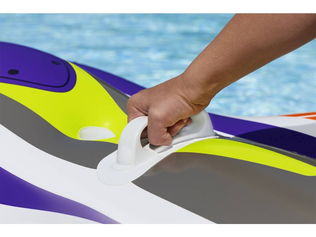 Aufblasbares Schiff Splash Shuttle von 117x107 cm. mit Bestway Pistole 41503