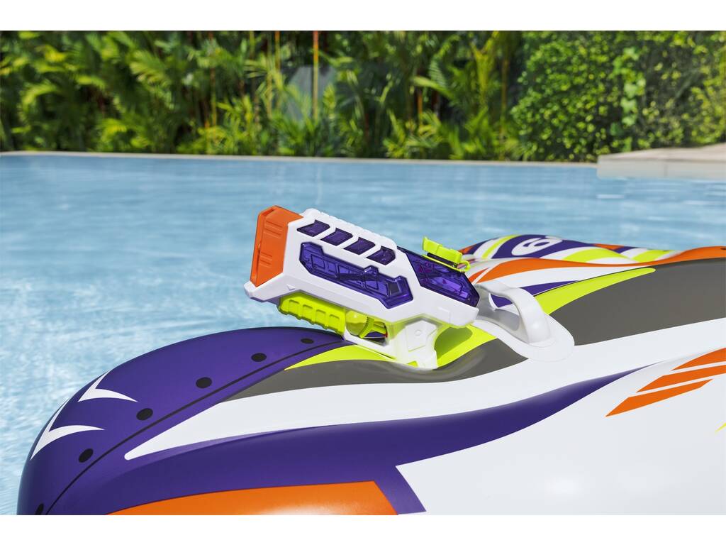 Aufblasbares Schiff Splash Shuttle von 117x107 cm. mit Bestway Pistole 41503
