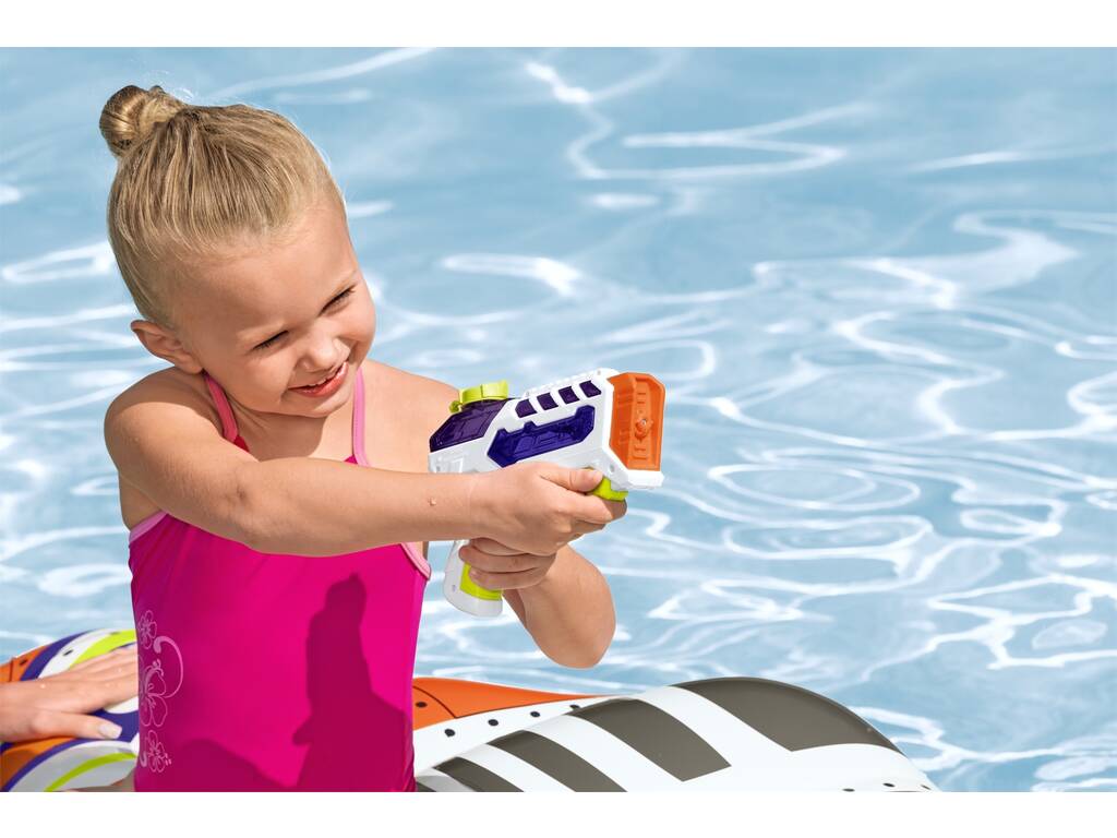 Aufblasbares Schiff Splash Shuttle von 117x107 cm. mit Bestway Pistole 41503