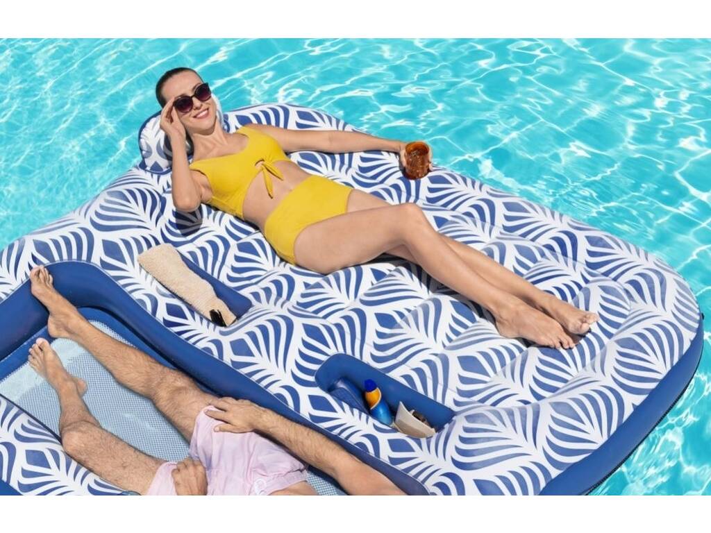 Materasso gonfiabile doppio Comfort Splush 204x188 cm. Bestway 43653