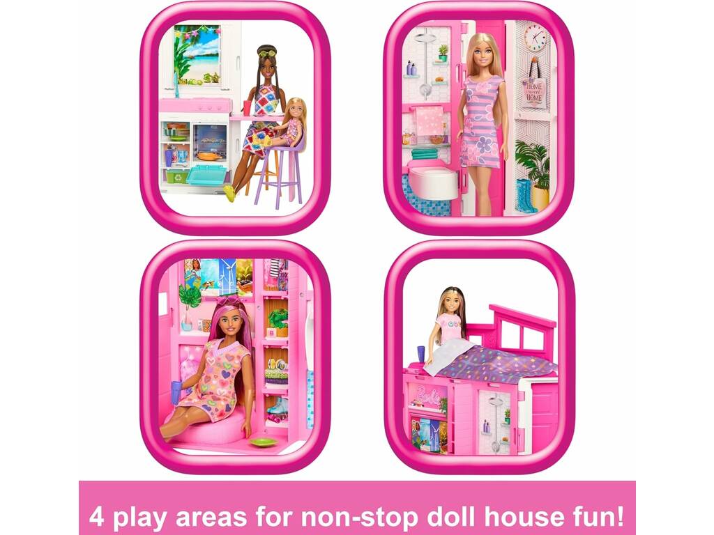 Barbie 65° Anniversario Bambola con Appartamento di Mattel HRJ77