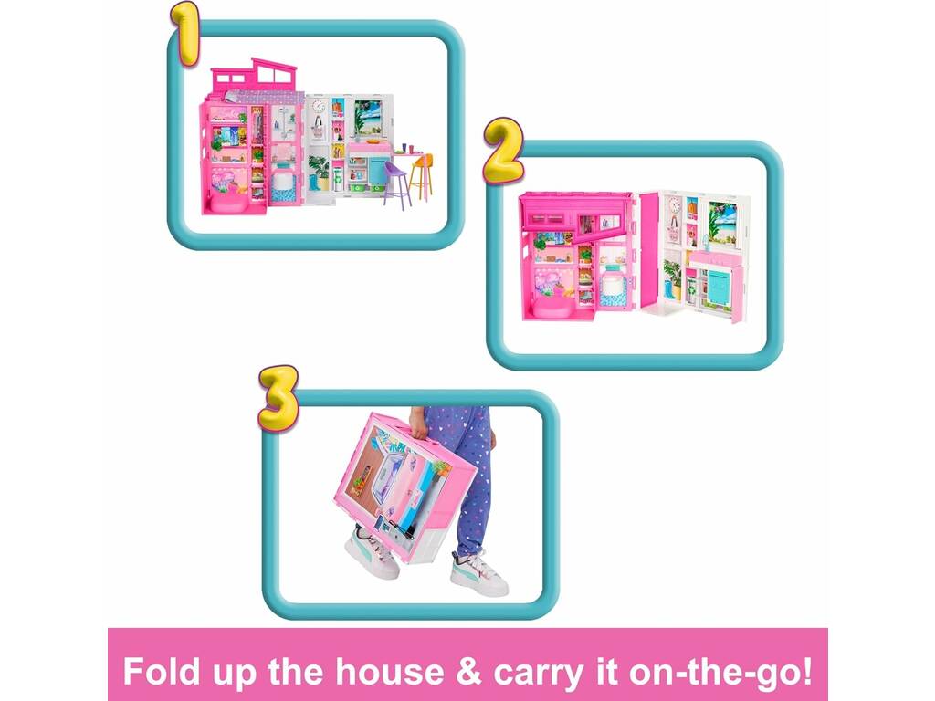 Barbie 65° Anniversario Bambola con Appartamento di Mattel HRJ77