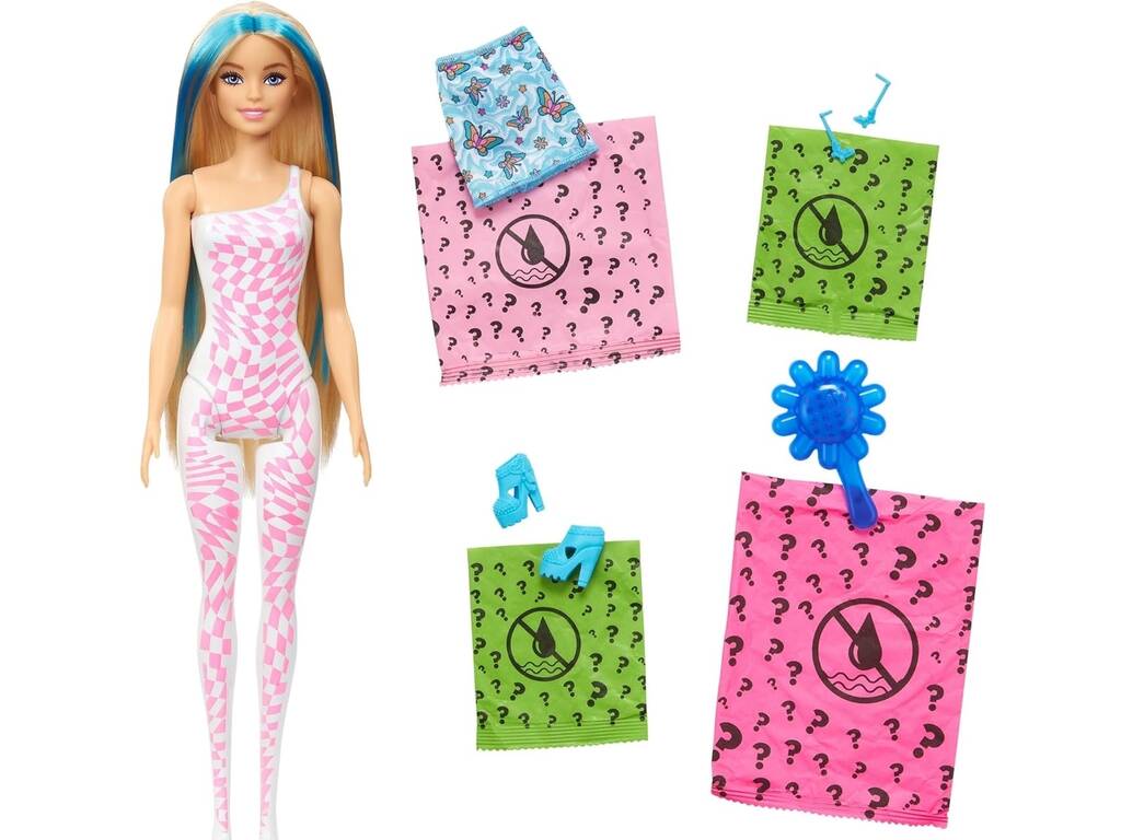 Barbie Cutie Reveal Boneca Série Ritmo Arco-Íris Mattel HRK06
