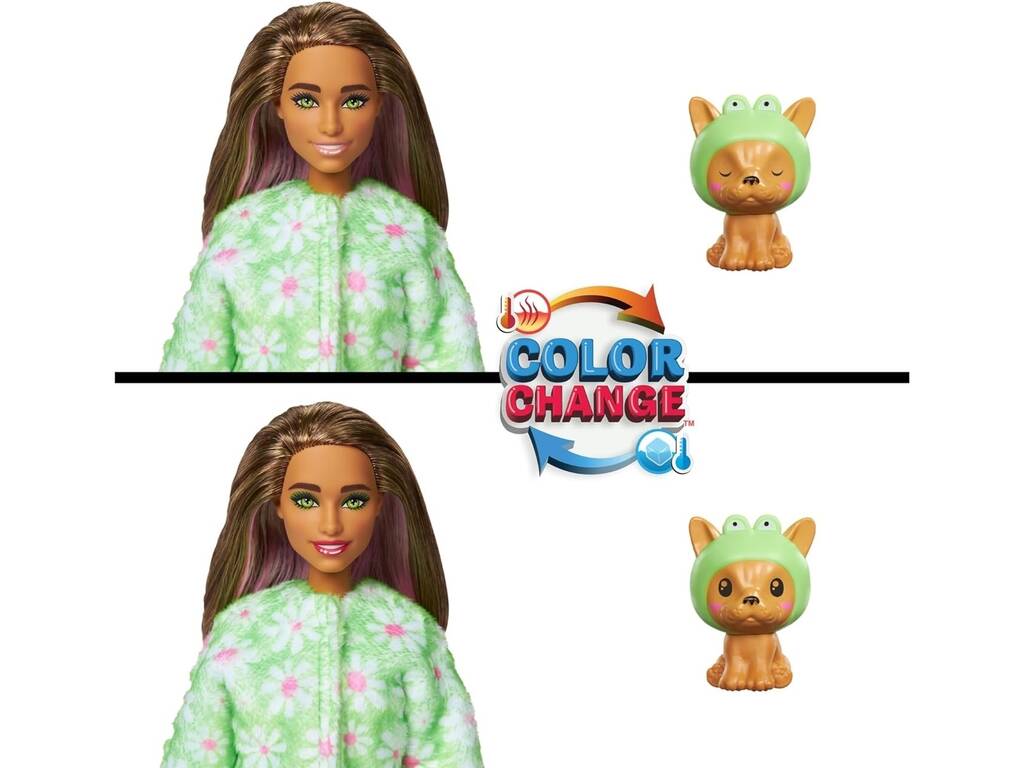 Barbie Cutie Reveal Serie Costume Bambola Cane Rana Mattel HRK24