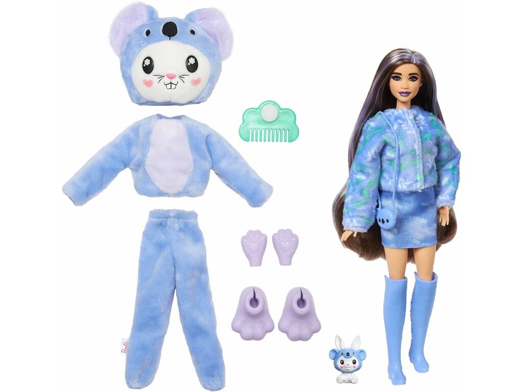 Barbie Cutie Reveal Serie Disfraces Conejo Koala Mattel HRK26