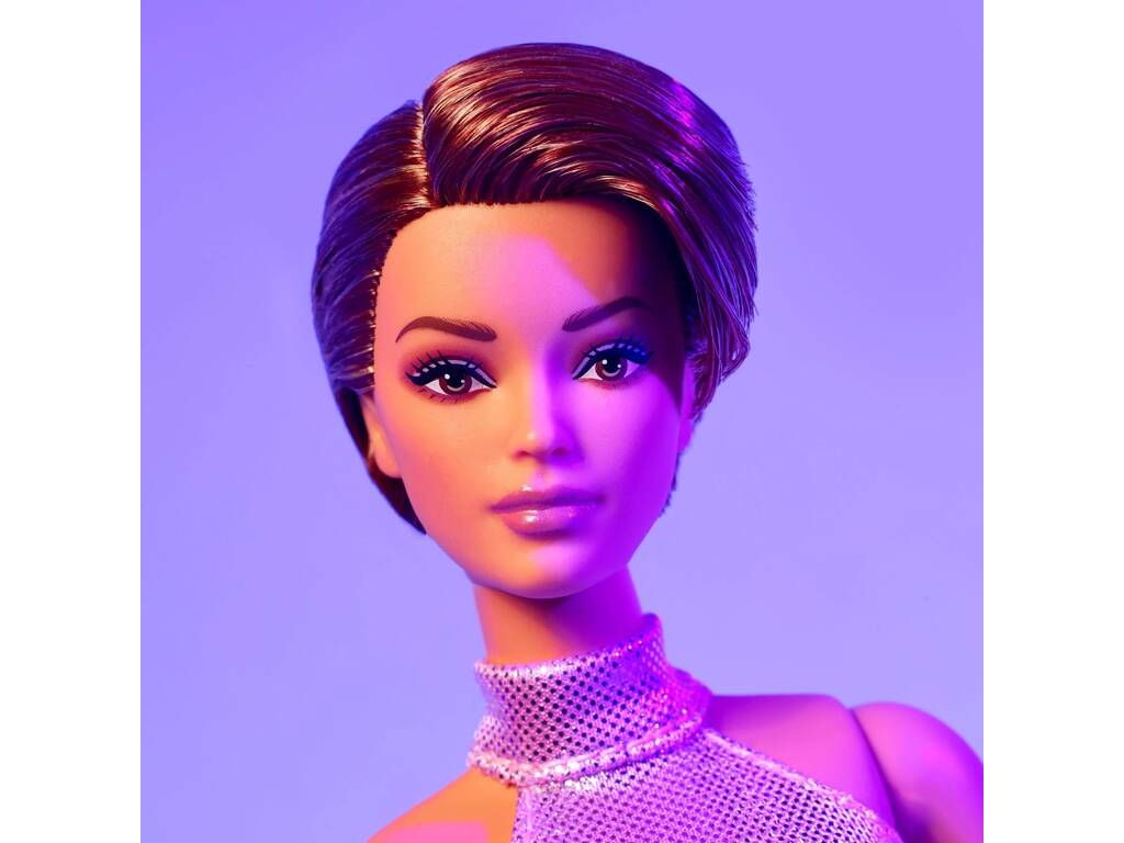 Barbie Signature Looks Pelo Corto con Mono Rosa Mattel HRM14