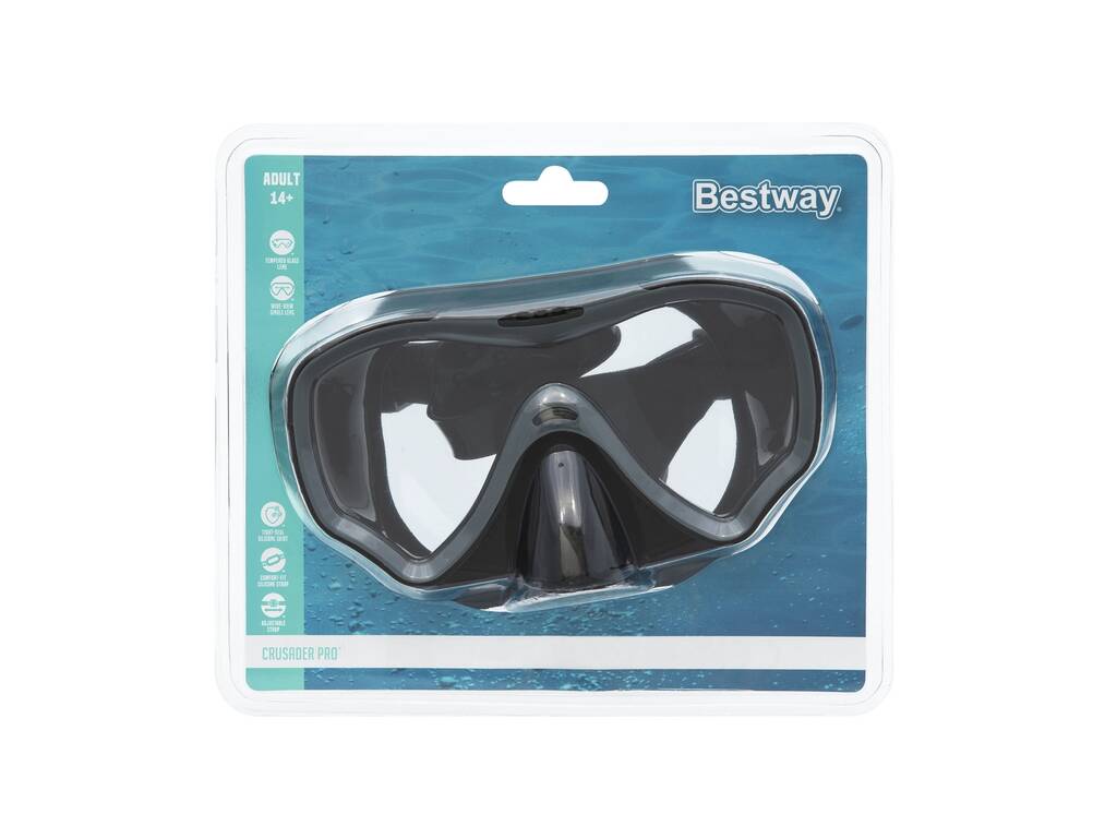 Occhiali da sub Crusader Pro in policarbonato Bestway 22074