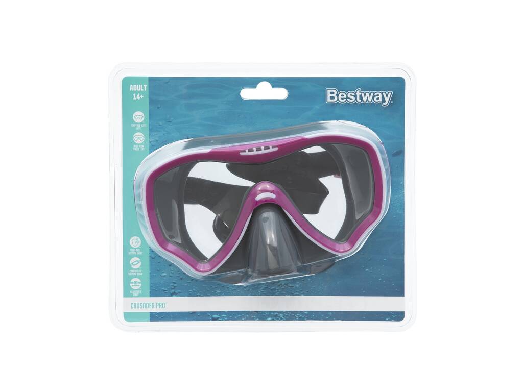 Occhiali da sub Crusader Pro in policarbonato Bestway 22074
