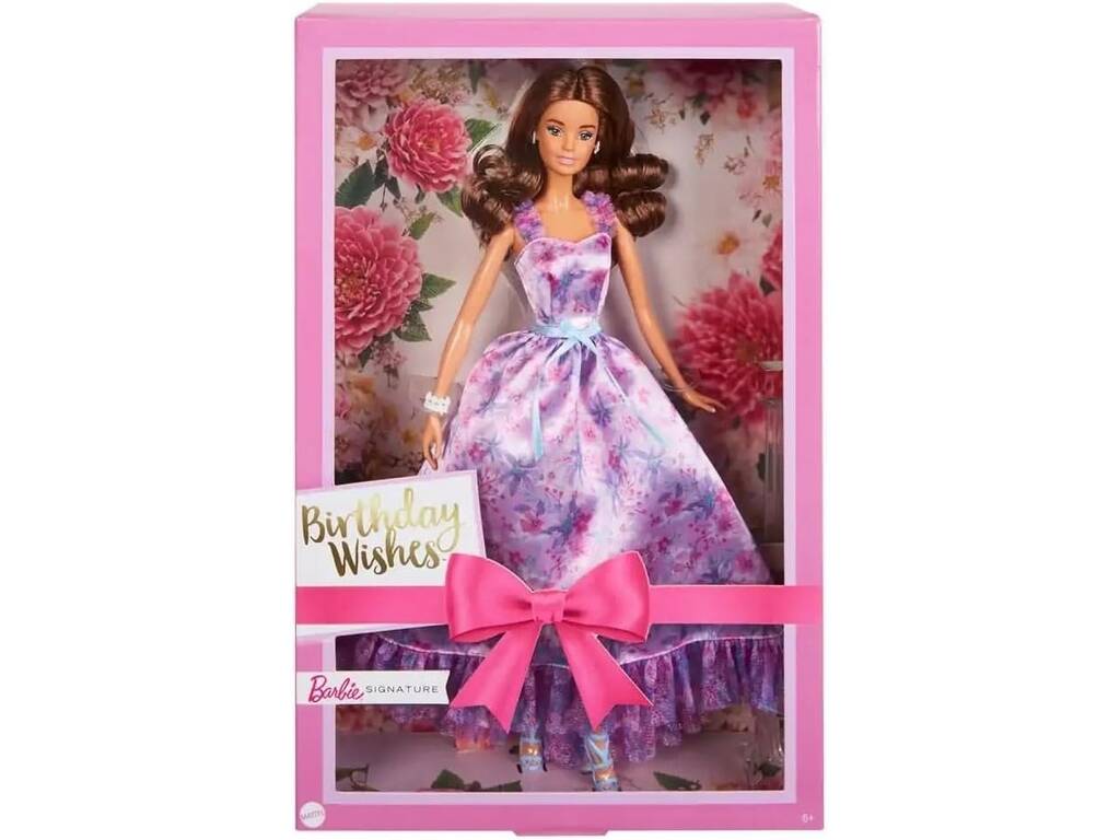 Barbie Signature Auguri di Compleanno Bambola Brunetta Mattel HRM54