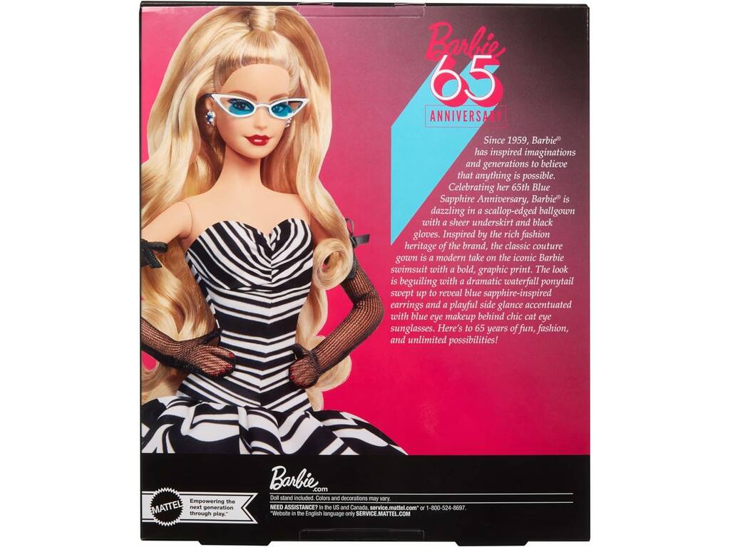 Poupée Barbie Signature 65e anniversaire Mattel HRM58