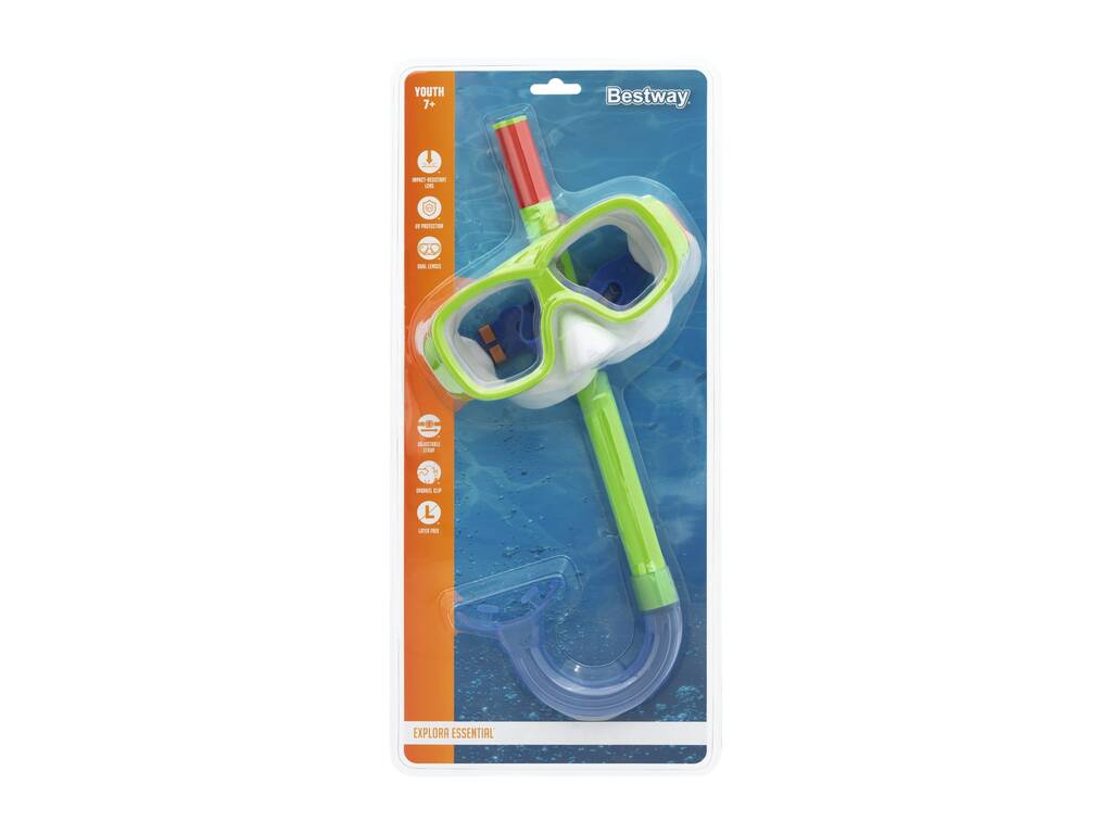 Masque de plongée avec tuba Explora Essential Bestway 24035