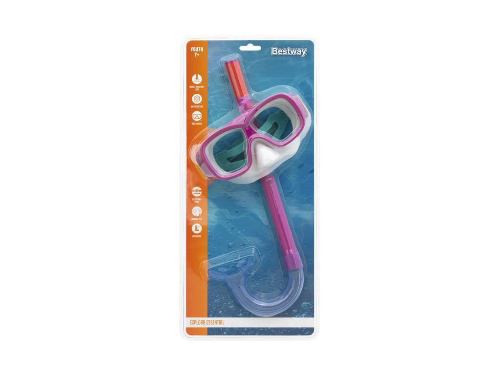 Masque de plongée avec tuba Explora Essential Bestway 24035