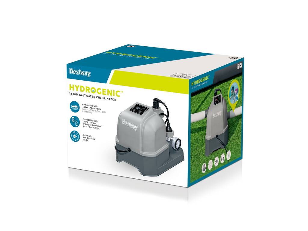 Chlorateur d'eau salée Hydrogène 12 g/h Bestway 58775