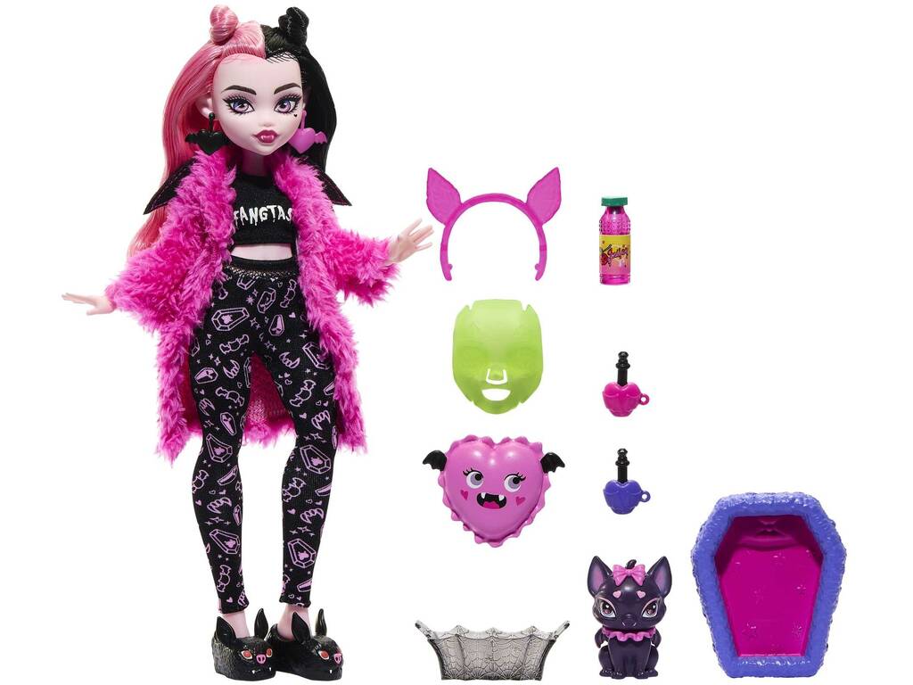 Monster High Draculaura Sleepover Mattel HKY66