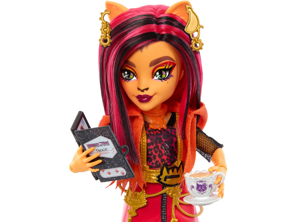 Monster High Skulltimate Secrets Neon Frights Muñeca Toralei Mattel HNF80