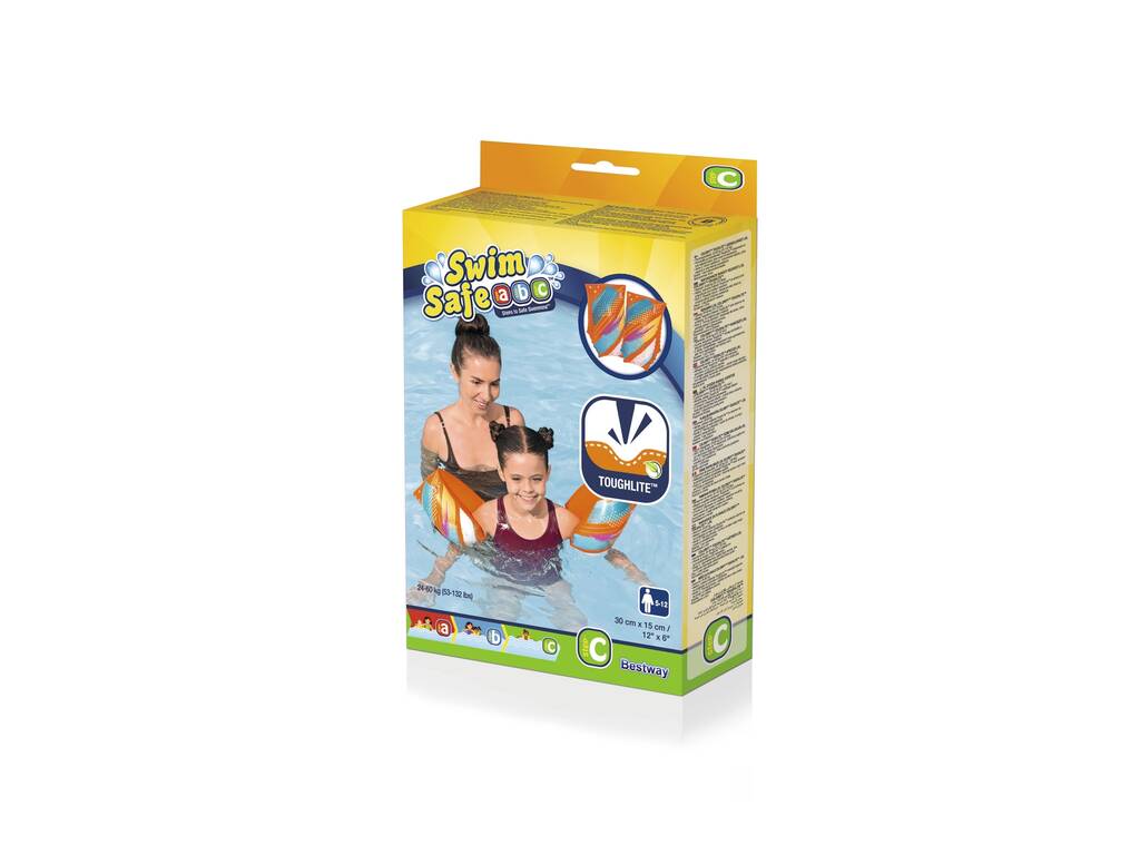 Brazaletes Hinchables Colorify Toughlite L/XL Bestway 32274