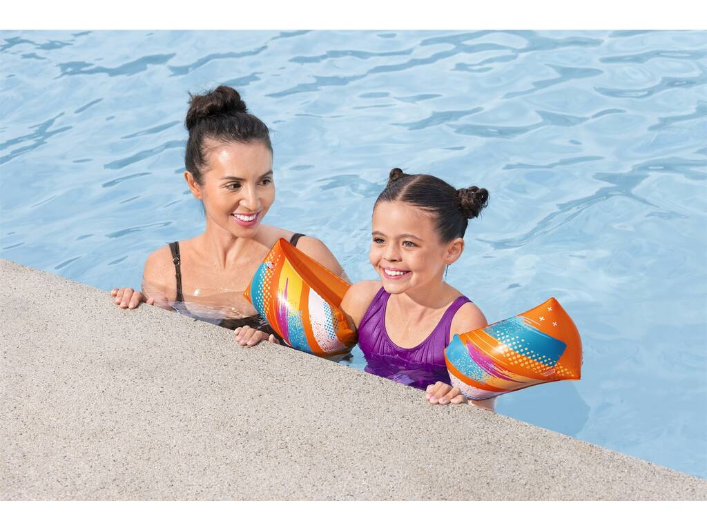 Brazaletes Hinchables Colorify Toughlite L/XL Bestway 32274