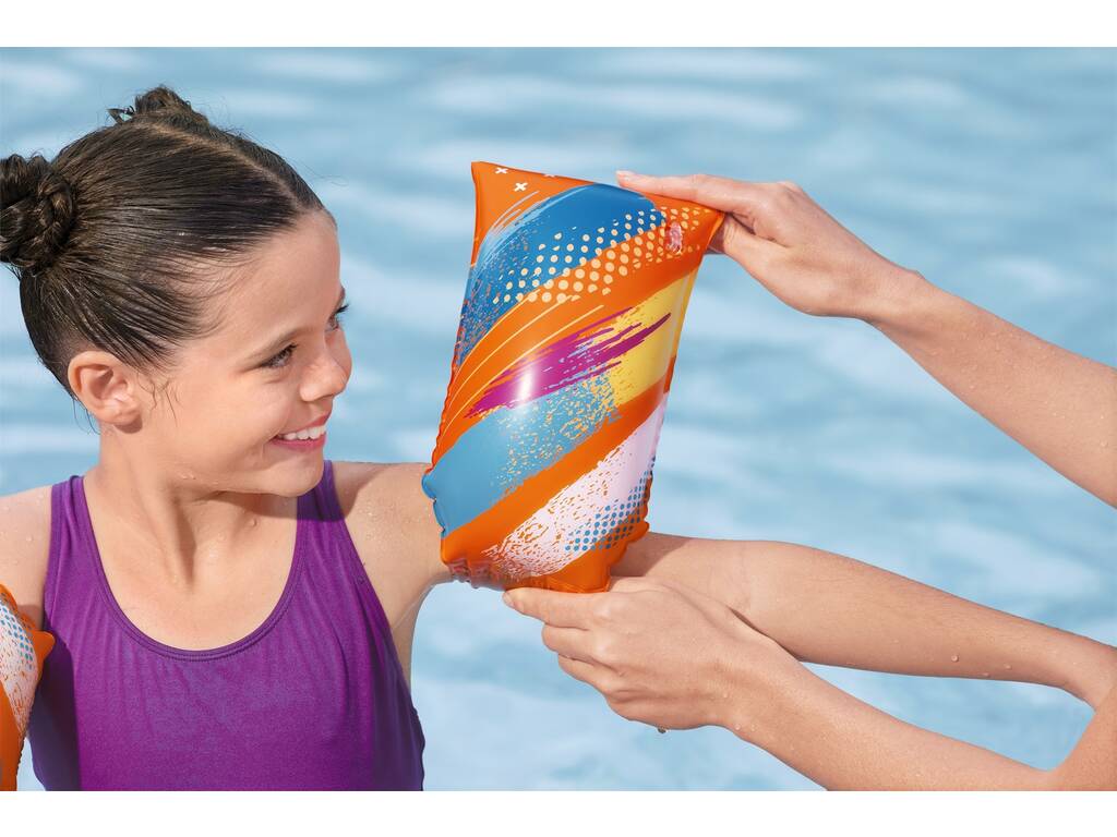 Brazaletes Hinchables Colorify Toughlite L/XL Bestway 32274