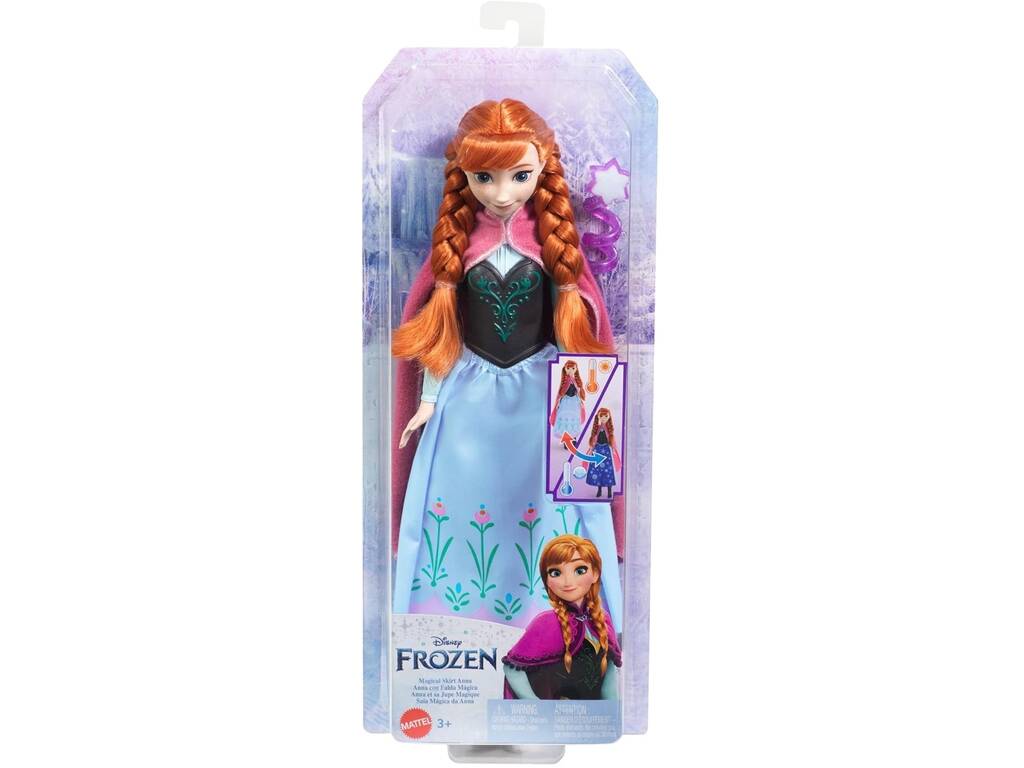 Poupée Frozen Anna Jupe Magique Mattel HTG24