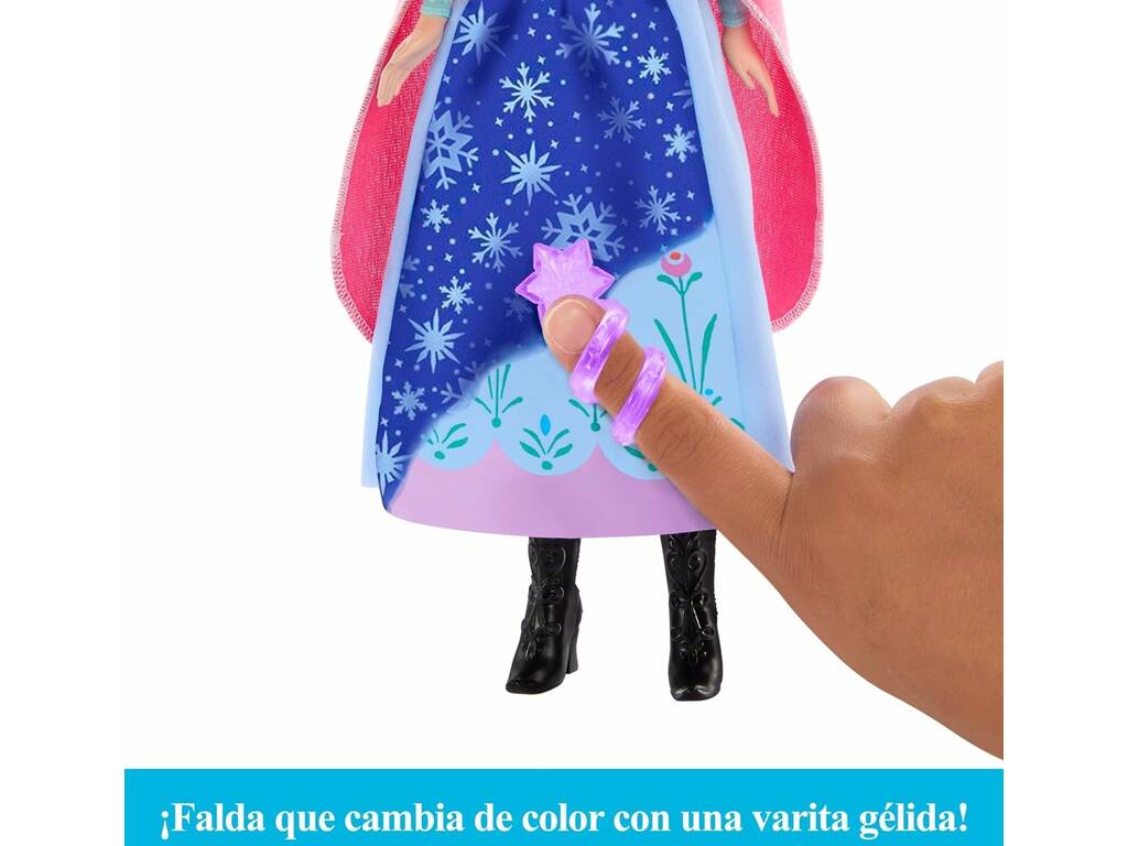 Poupée Frozen Anna Jupe Magique Mattel HTG24
