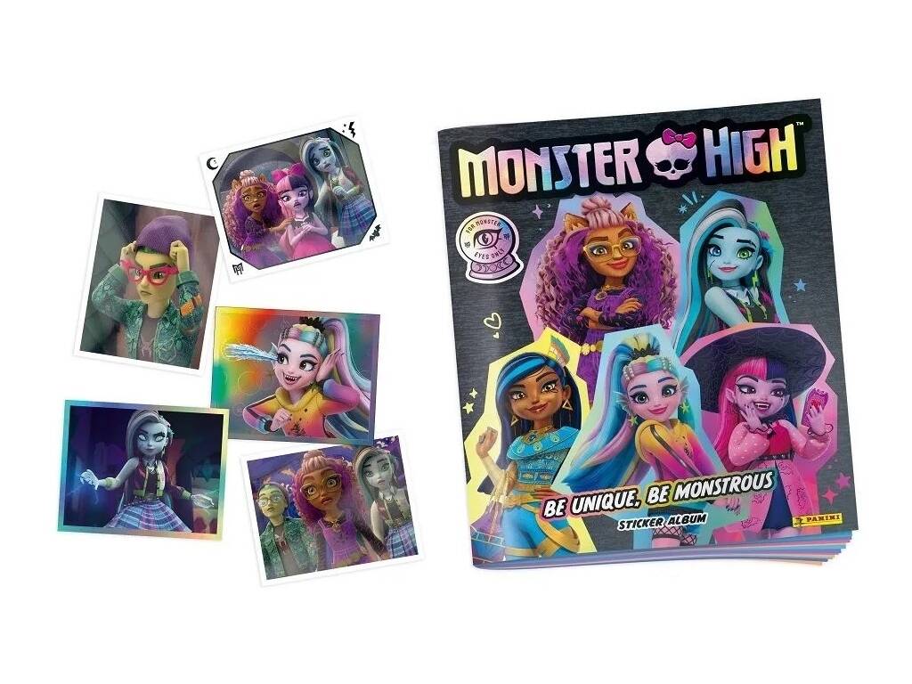 Album Monster High Starter Pack avec 4 enveloppes Panini