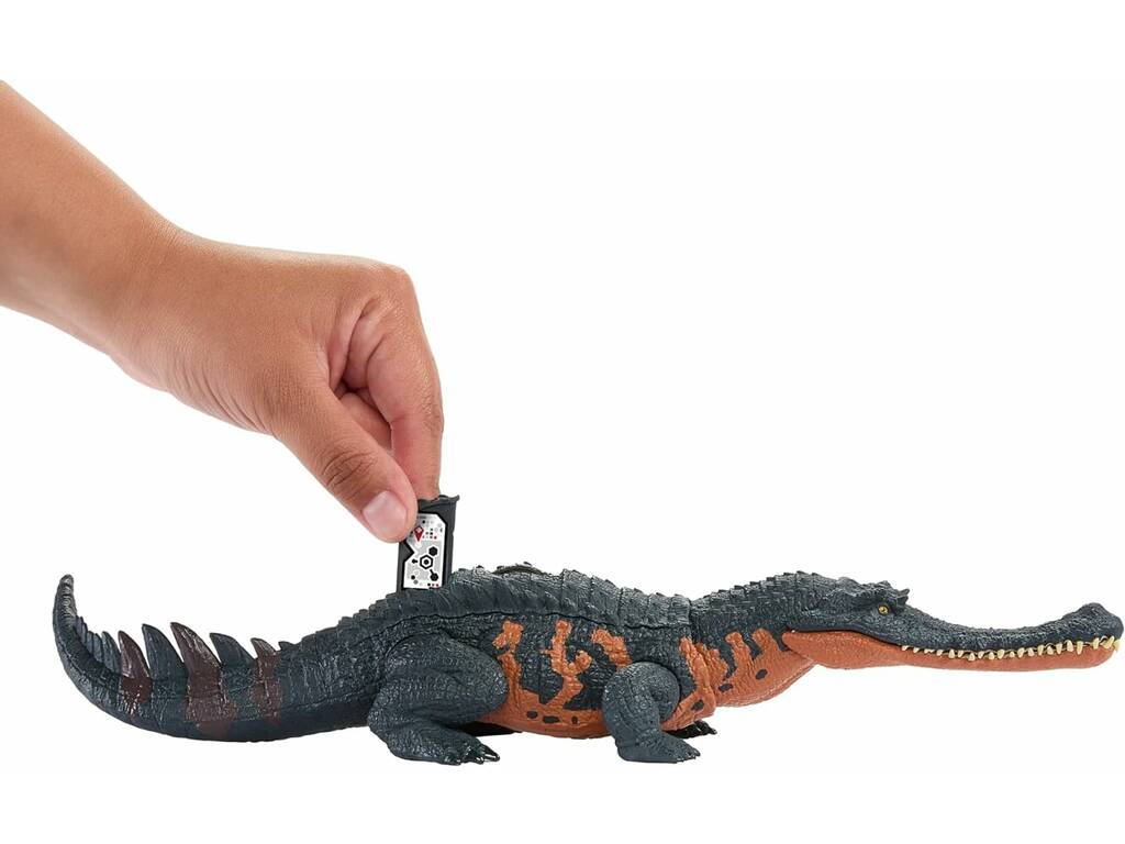 Jurassic World Rugido Selvagem Gryposuchus com Sons Mattel HTK71