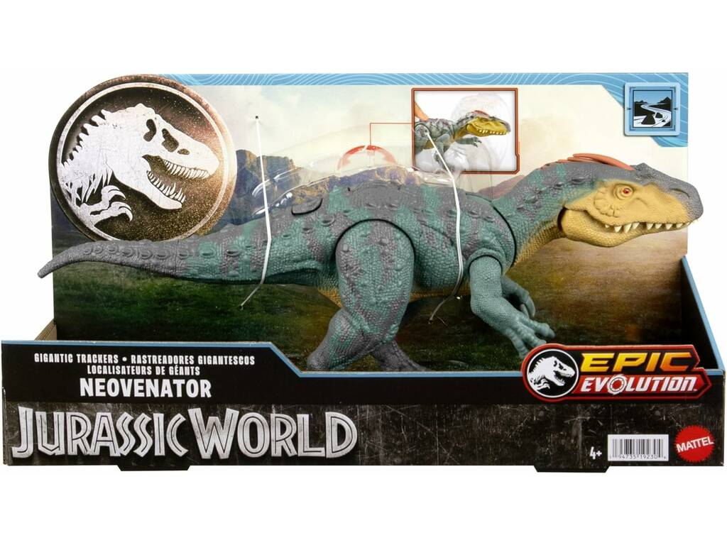 Jurassic World Tracciatori Giganti Neovenatori Mattel HTK78