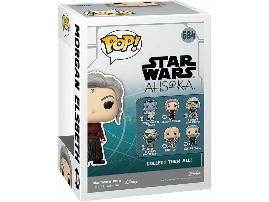Funko Pop Star Wars Ahsoka Morgan Elsbeth avec tête pivotante Funko 76540
