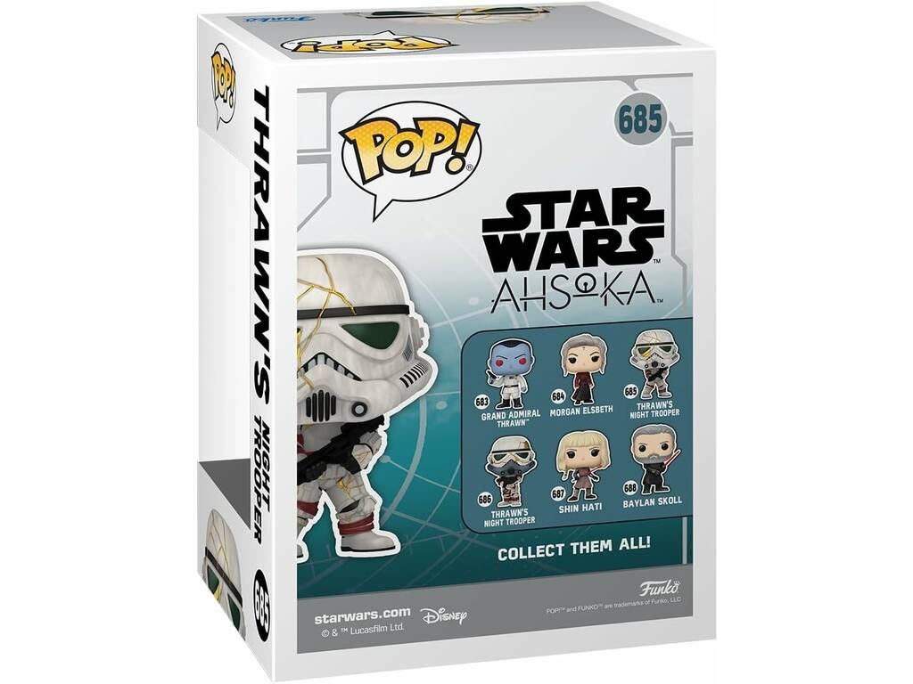 Funko Pop Star Wars Ahsoka Thrawn's Night Trooper avec tête oscillante Funko 76541