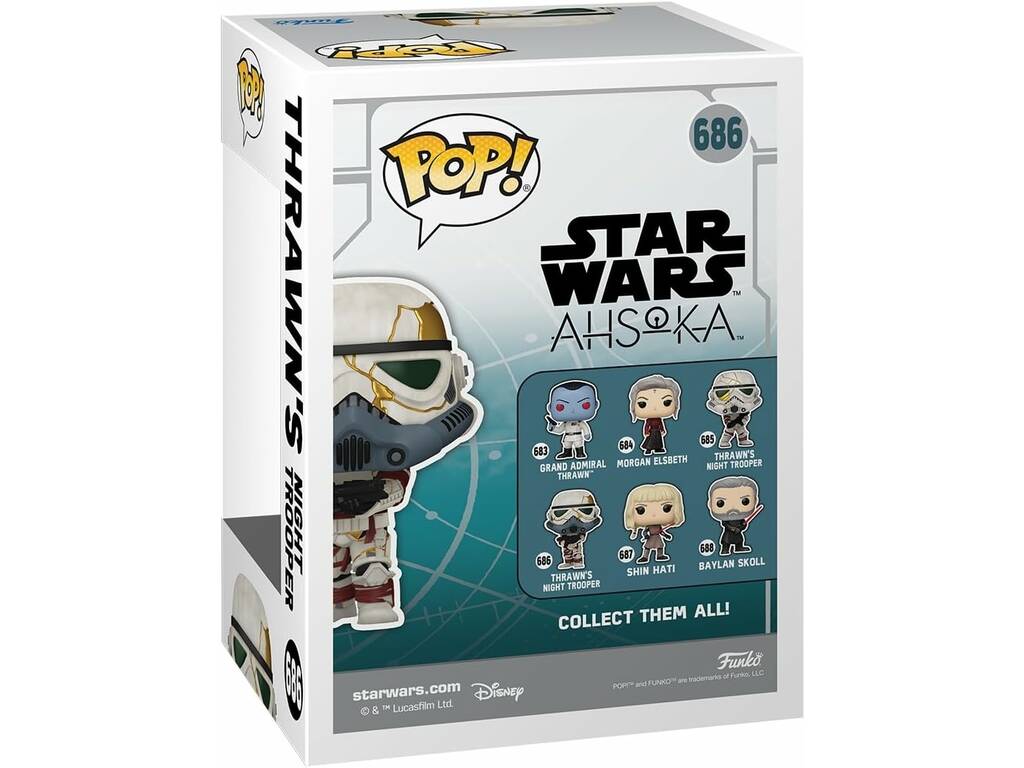 Funko Pop Star Wars Ahsoka Thrawn's Night Trooper con testa oscillante Funko 76542