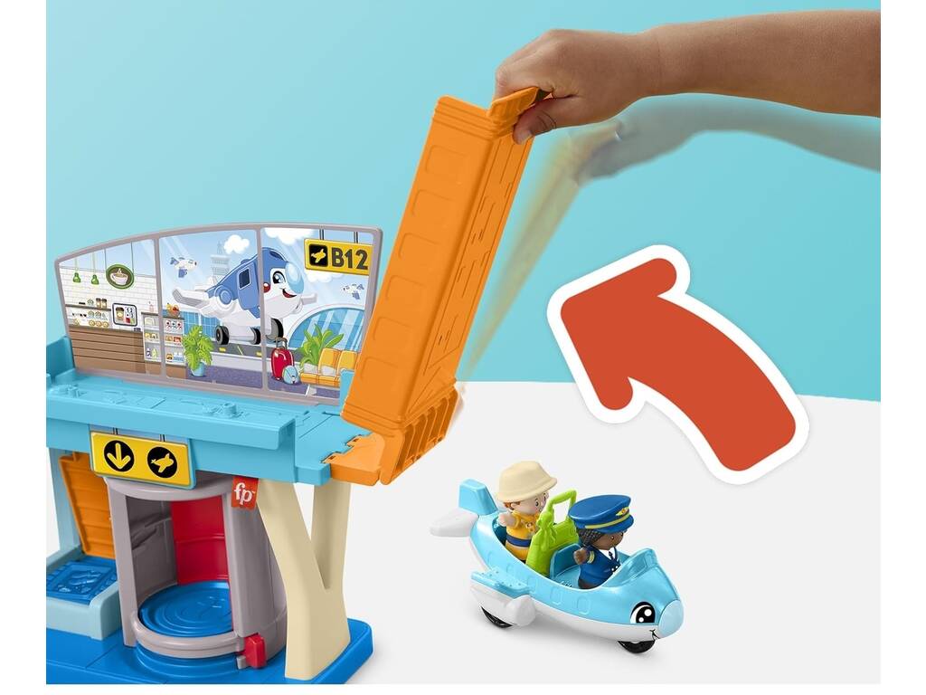 Fisher Price Little People Aeroporto Avventure senza fine Mattel HTJ26