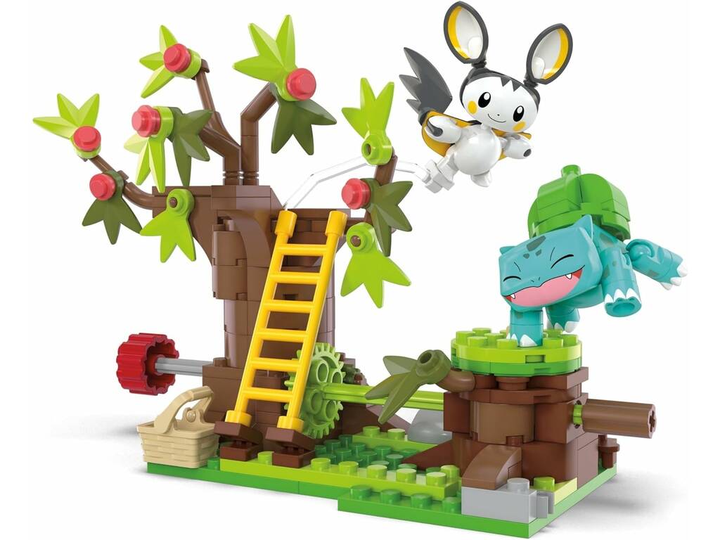 Pokémon Méga La forêt enchantée d'Emolga et Bulbasaur Mattel HTH69