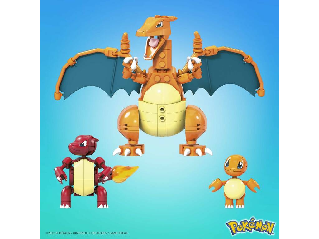 Pokémon Mega Construx Set Evoluzioni Charmander Mattel HFG06