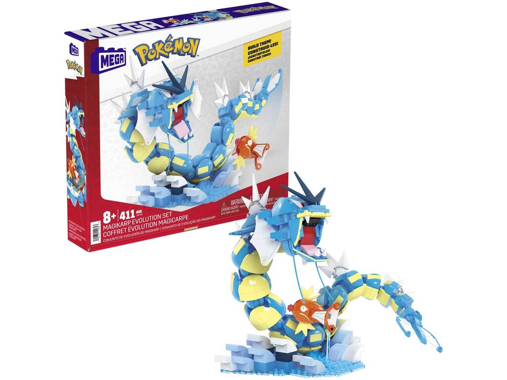 Pokémon Set Evoluzione di Magikarp MegaBloks HNT95
